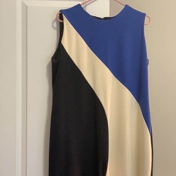 Jones New York Colorblock Dress Size 16 - Picture 2 of 5